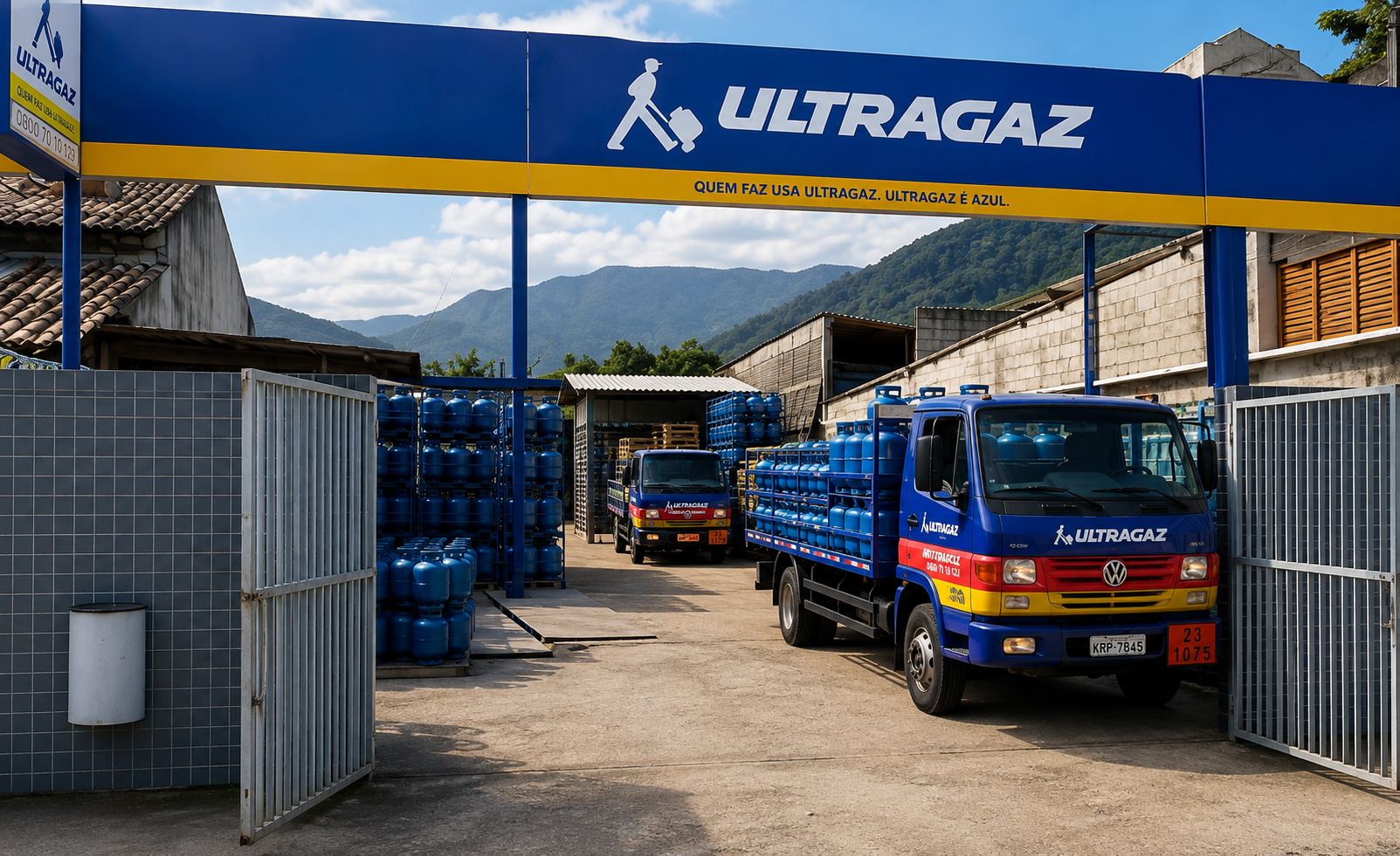 Botijão de gás Ultragaz 13kg para entrega em Caraguatatuba
